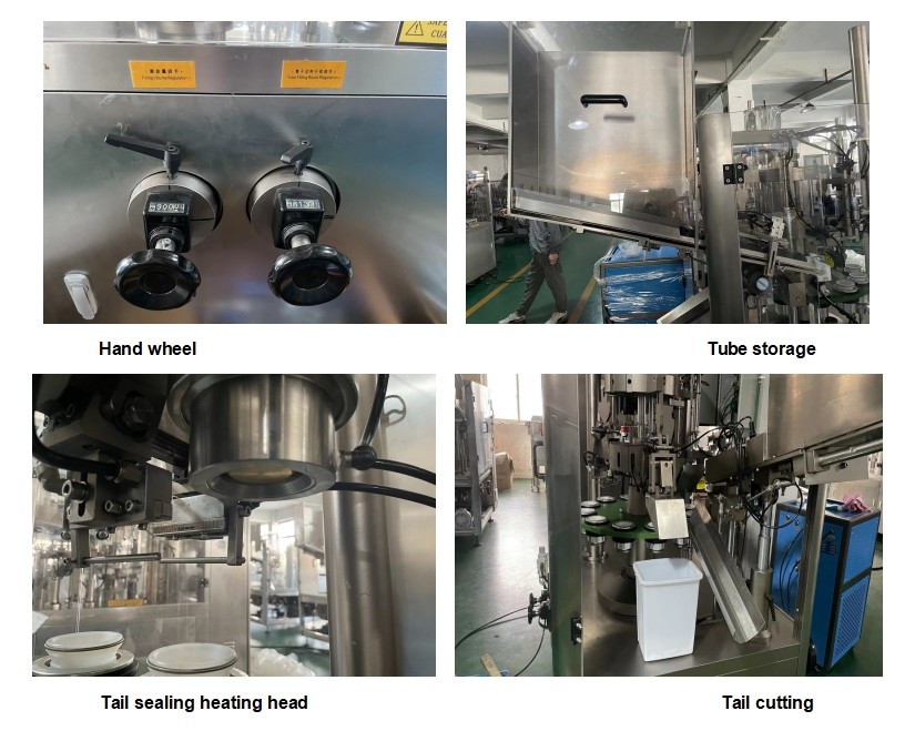 Touch Screen Soft Tube Filling And Sealing Machine With Automatic Tube Feeding System