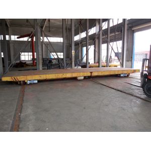 Workshop Electrically Operated Inter Bay Transfer Carts On Rail for Horizontal