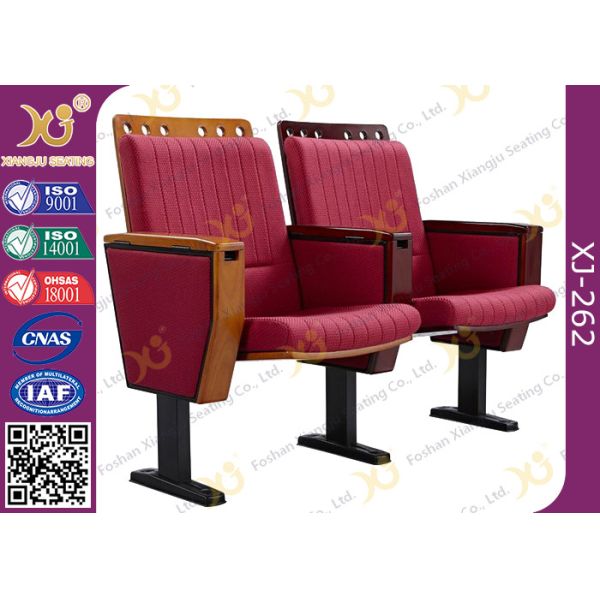 Quality Molded Foam Low Back Stadium Theater Seating With MDF Writing Pad Spring Return​ for sale