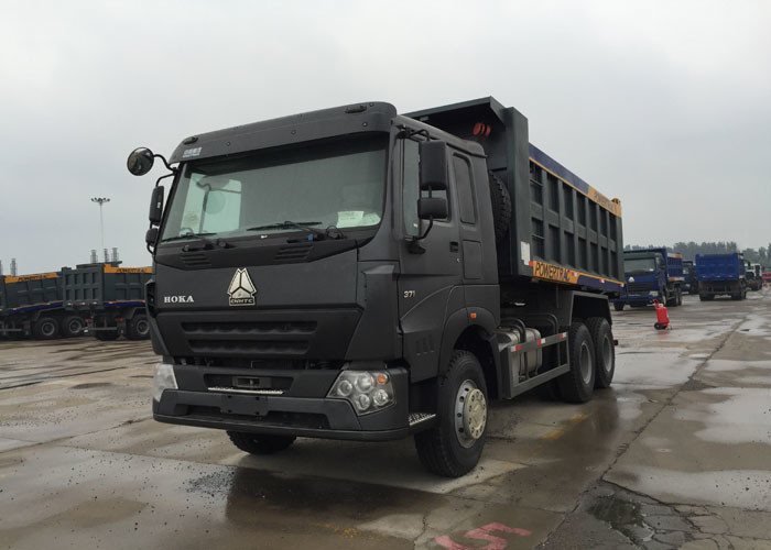 Loading Construction Goods Tipper Dump Truck LHD 371HP 30 - 40 Tons Heavy Dump Truck