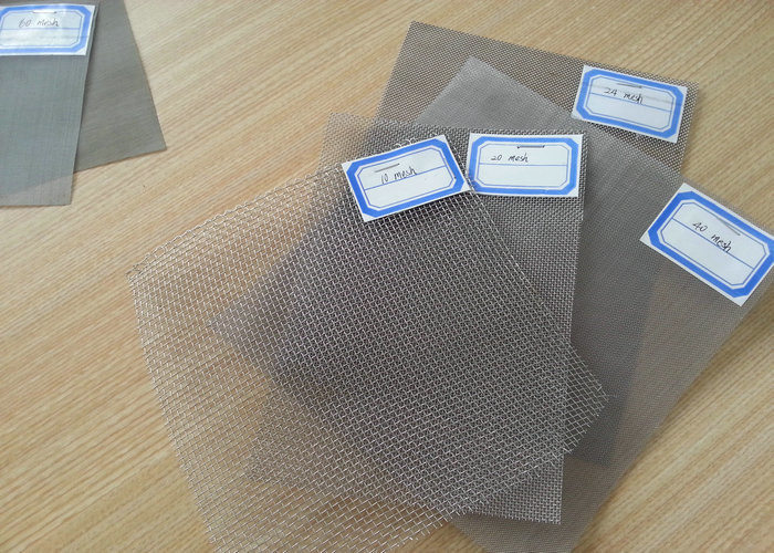 SS316 SS304 Stainless Steel Wire Mesh / Acid Resisting Metal Wire Mesh 30m Length