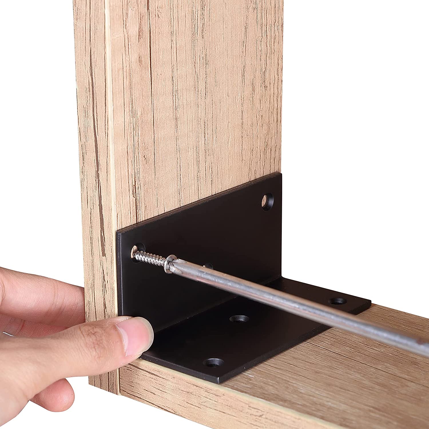 DIY L Shelf Brackets Fireplace Mantel Brackets Heavy Duty Black Large Corner Bracket