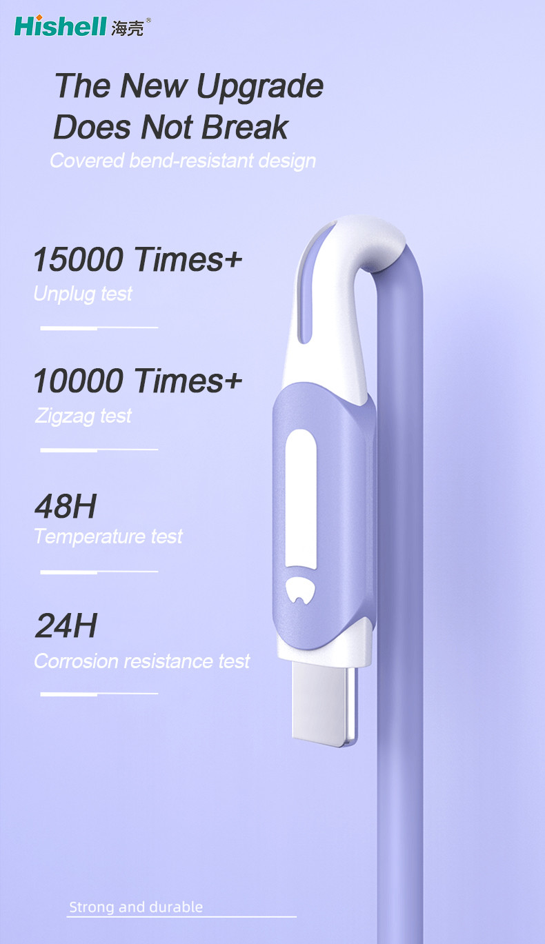 Anti Stain Micro Mobile Phone USB Cables Fingerprint Proof Multiscene