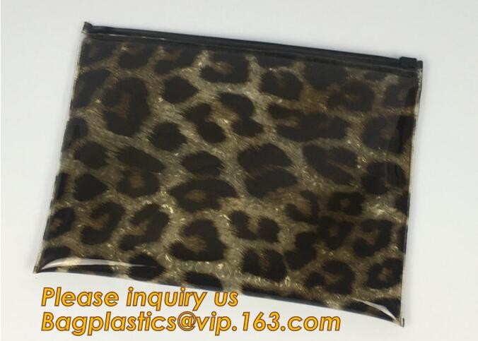 Plastic Bag OEM Custom PVC Loop Handle Image Printed Plastic Shopping Bag,Promotional Clear Waterproof Plastic Cosmetic