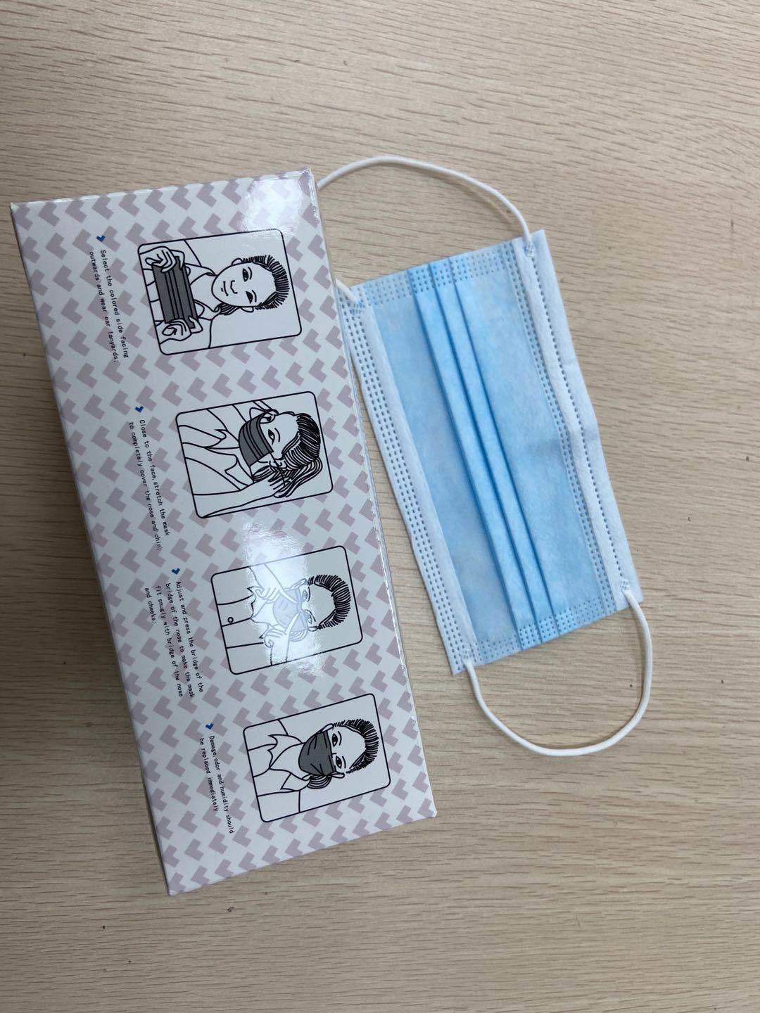 Three Layers Dust Proof Face Mask Easy Breathing OEM Design For Children
