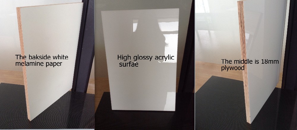 9mm high glossy acrylic board for shopping mall racks