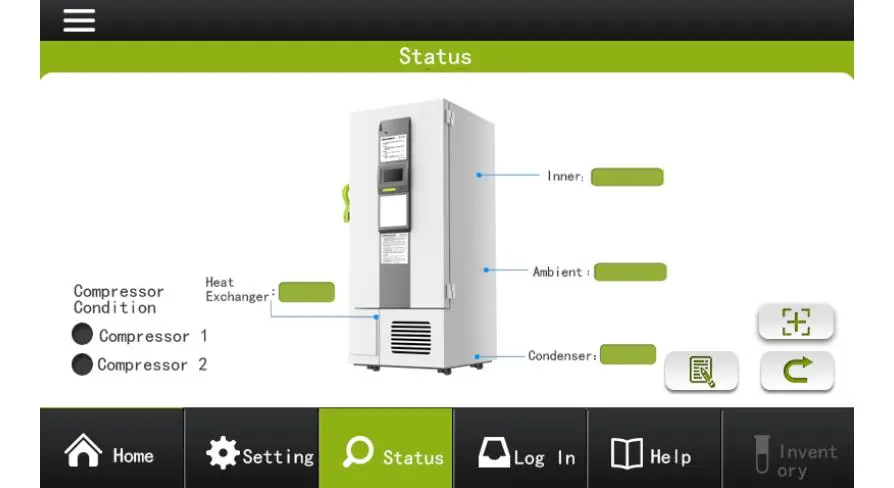 -86 C Laboratory Ultra Low Temperature Freezer Medical Vaccine Refrigerator Deep Refrigerator