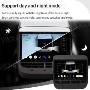 Android 12 Multimedia System For Tesla Model 3 Model Y Rear Display Touch Screen