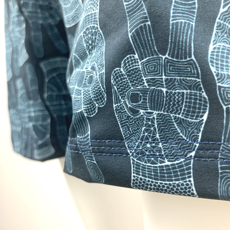 Stylish Mens Hawaiian Printed Board Shorts Surf No Fading Custom Design