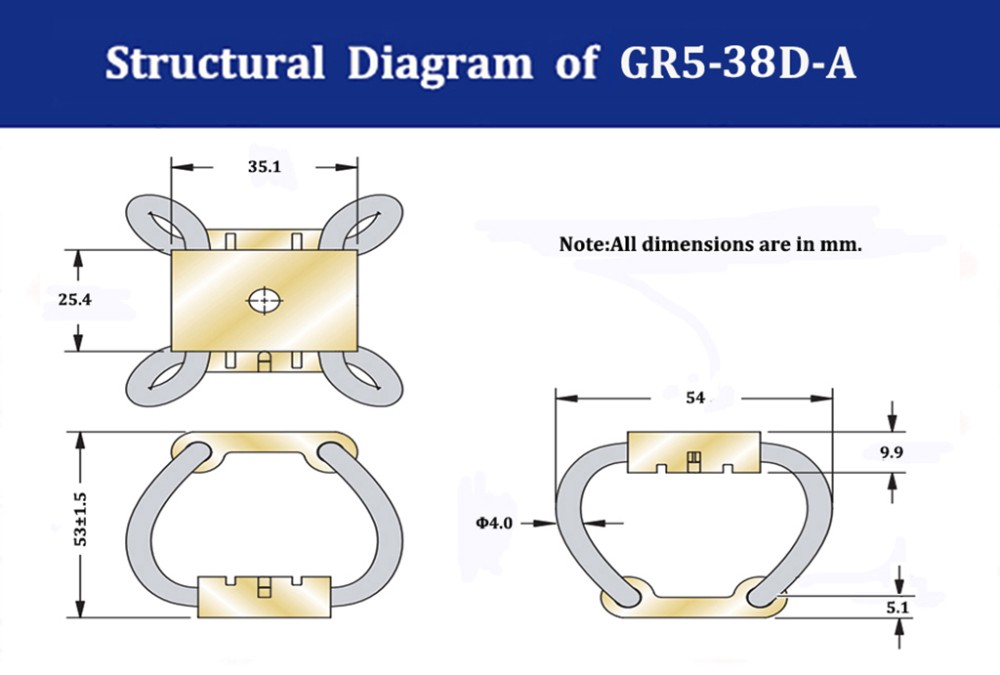 Stainless Steel Wire Rope Isolators Accessories Oil Exploration