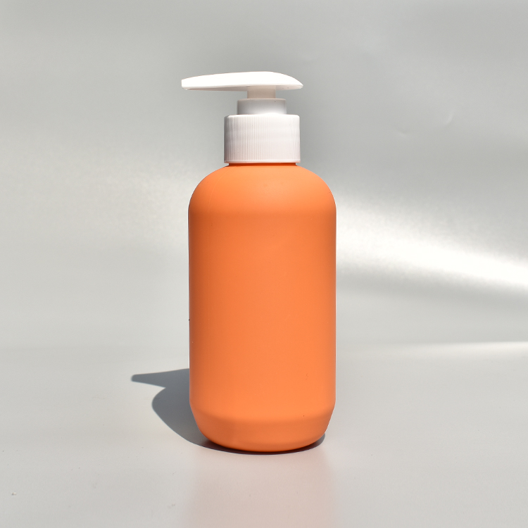 250ml HDPE Custom Refillable Shampoo Pump Bottle Non Leakage