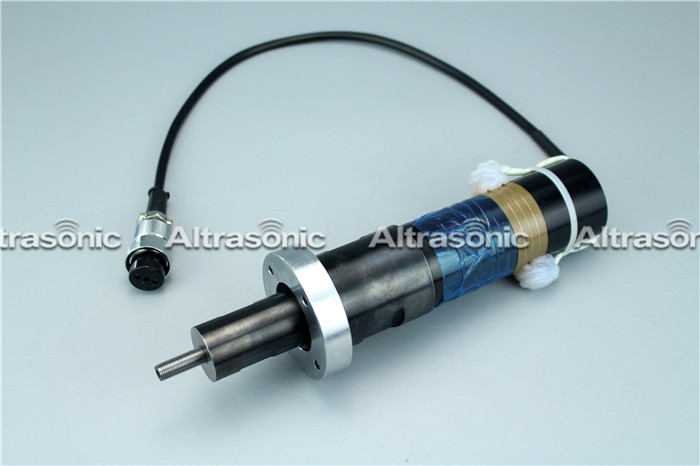 20Khz Constant Ultrasonic Welding Machine Black Transducer With Customized Flange