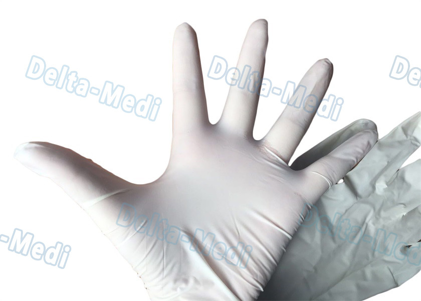 Medical Hospital Disposable Surgical Gloves , Soft Sterile Surgical Gloves