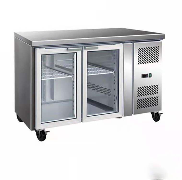 Fan Cooling Stainless Steel Under Counter Fridge With CE 1.2m 1.5m 1.8m