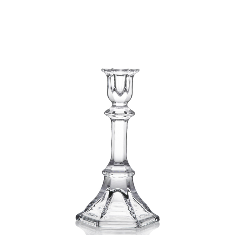 Clear Classic Crystal Glass Candelabra Candlestick Holder