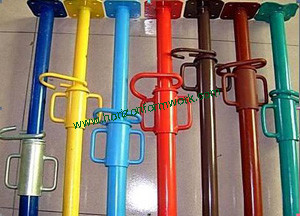  Steel prop, shoring prop, adjustable heigh, galvanized,scaffolding Manufactures