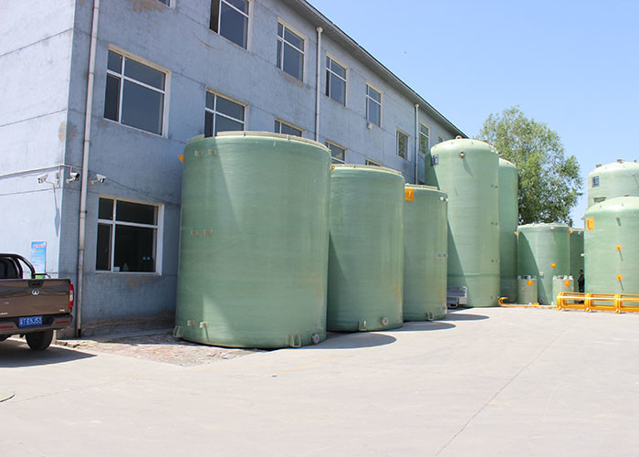 Methane Gas Storage Tank Biogas Equipment FRP Cylindrical Container