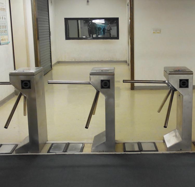 Factory Direct Sale Second-Hand Vertical Semi Automatic Tripod Turnstile Gate With CE Certificate