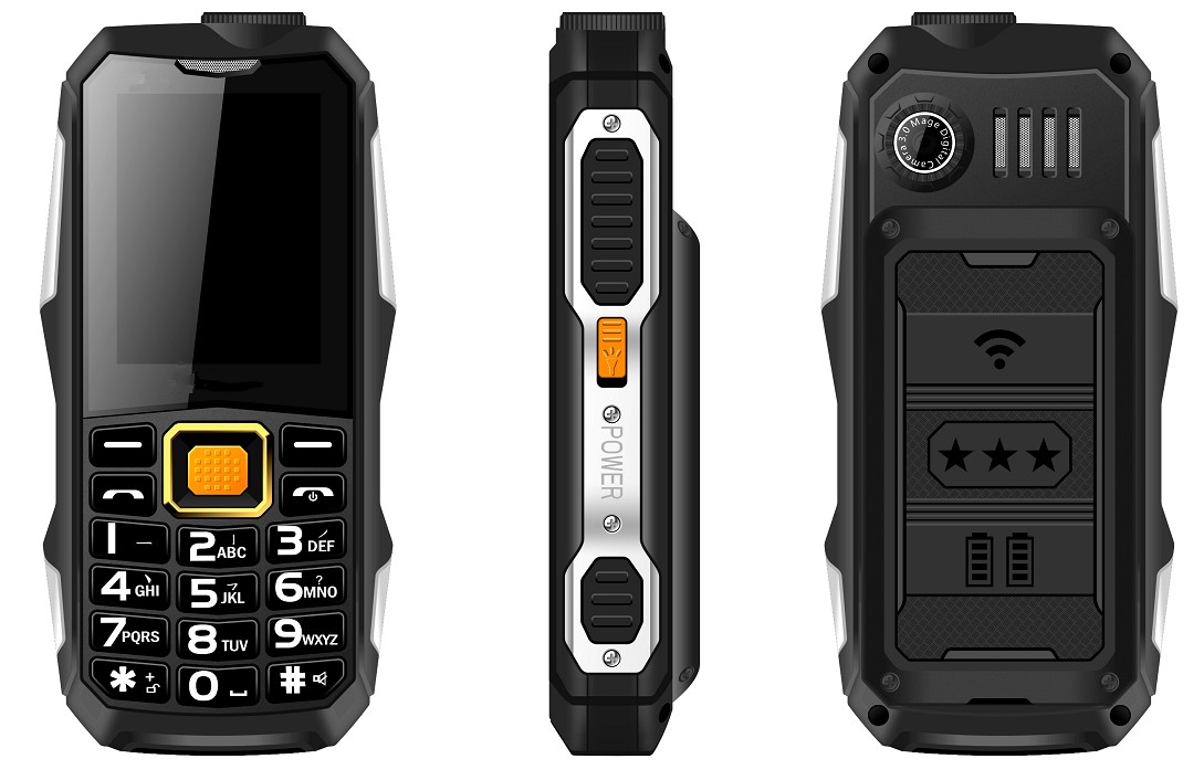 2.4inch Rugged Phone with Powerbank Function Cheap Bar Phones Feature phone
