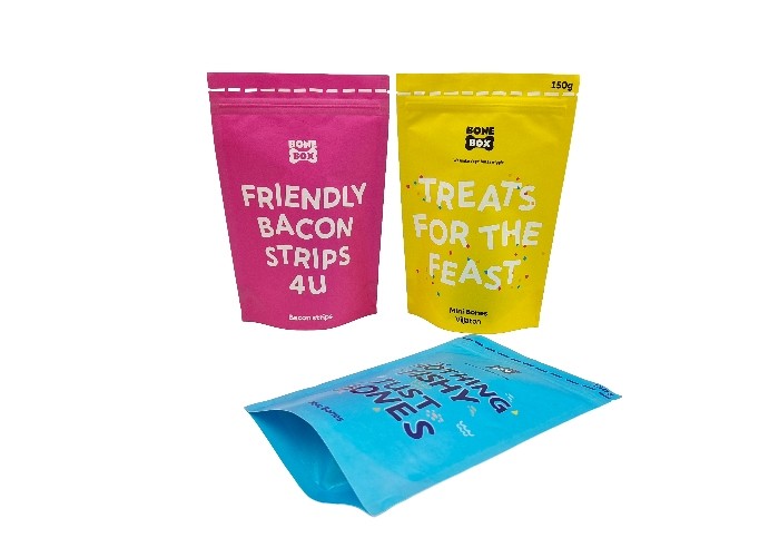 Pouches For Food Packing Biodedgradable Stand Up Plastic Zipper Aluminium Foil Packaging Custom Matte Bags Biodegradable