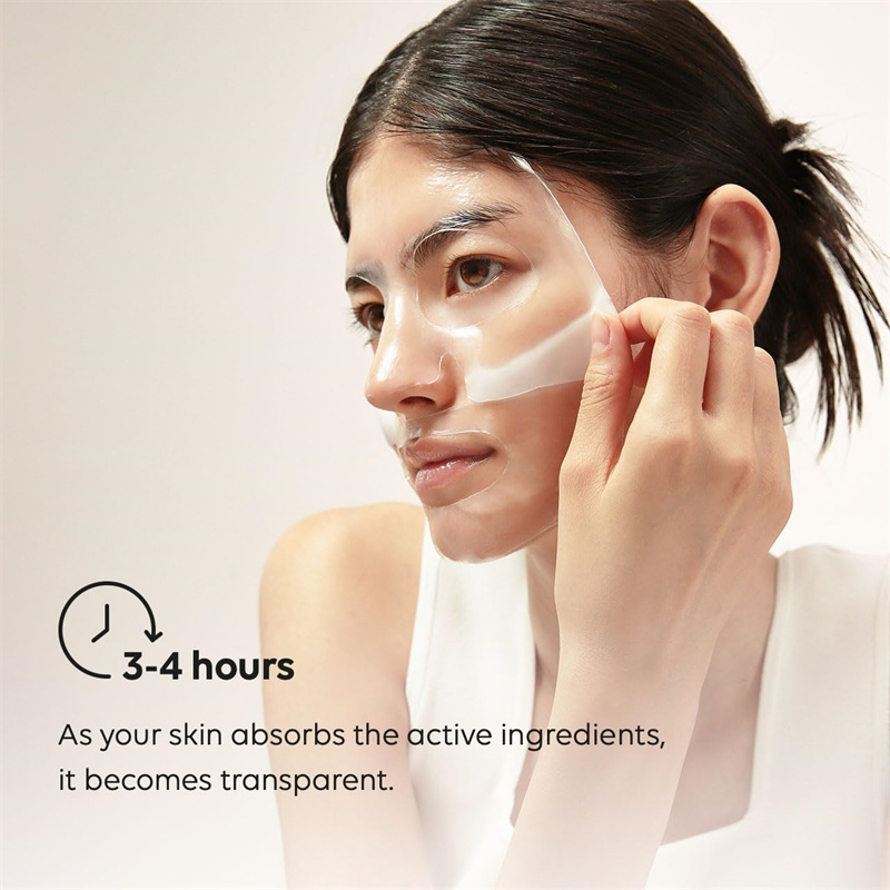 Collagen Hydrating Mask a Facial Hydrogel Mask Containing Low Molecular Weight Collagen for Firming and Moisturizing Effects