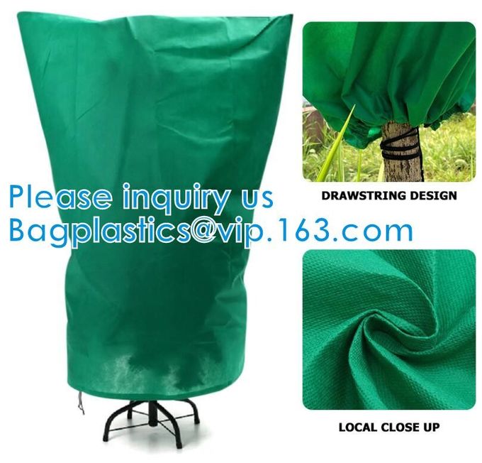 Warm Cover Tree Shrub Plant Protecting Bag Frost Protection Yard Garden Winter Drawstring Mesh Net Garden Plant Cover
