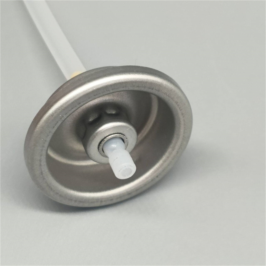 Clog Resistant Hair Sheen Aerosol Valve For Consistent Performance