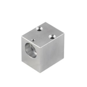 Square Precision Machined Components Steel Block Chromium Plating Parts
