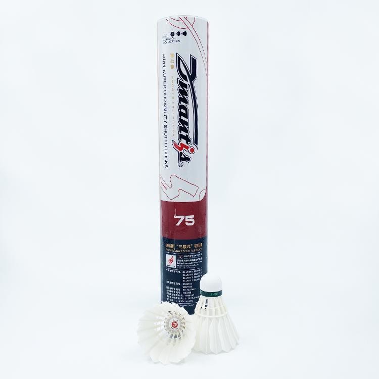 Dmantis D75 Model Natural Feather 3 In 1 Shuttlecock