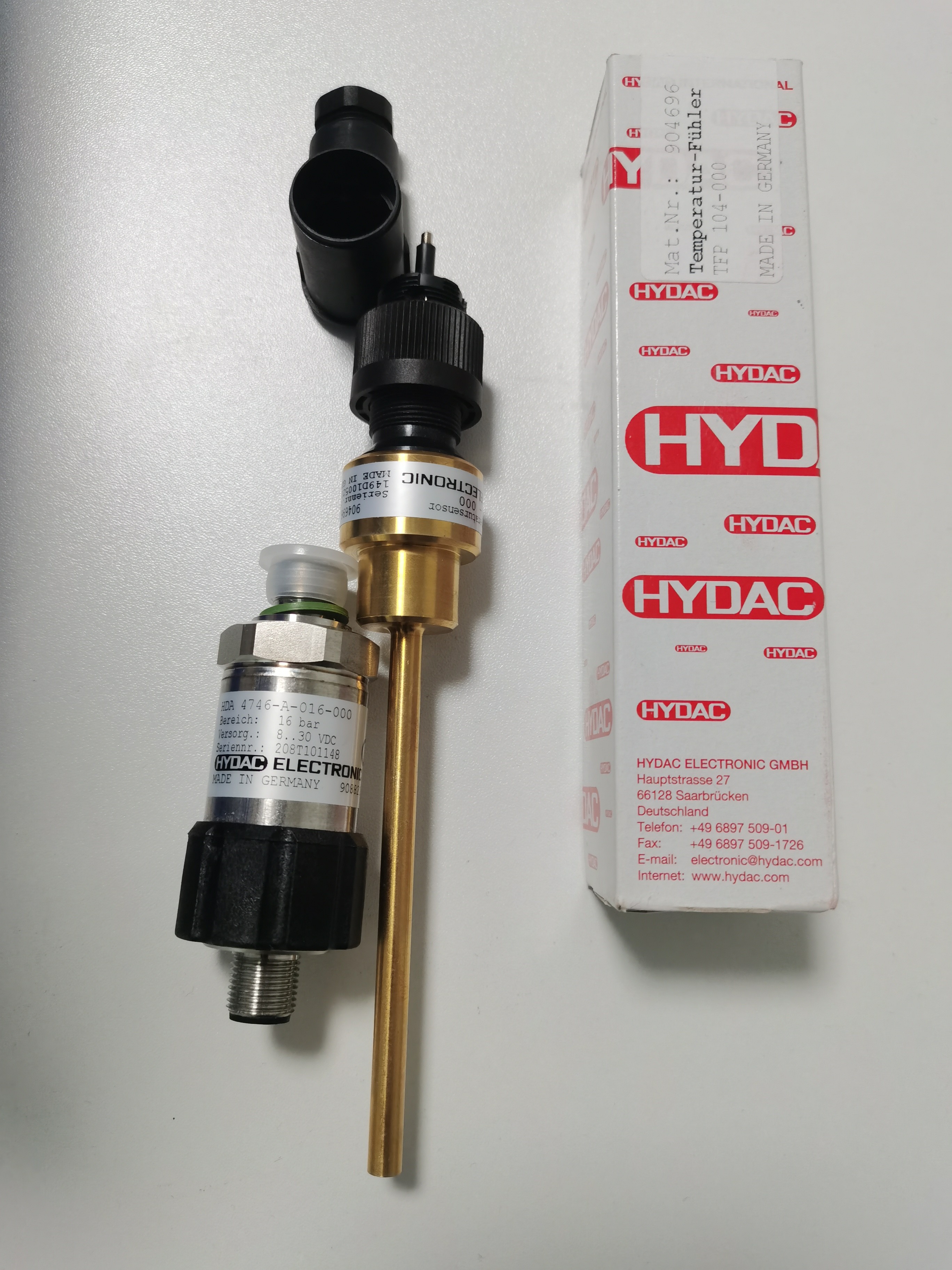 Hydac TFP Temperature Transmitter Sensor 104-000 904696