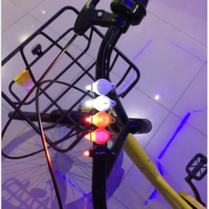 Fast Flash Mode LED Keychain Flashlight PP Plastic Materials With Rubber Band