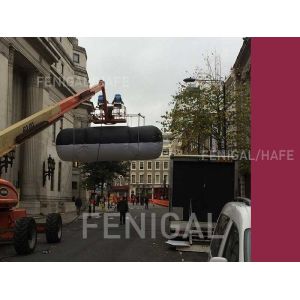 Helium Inflatable Light Balloon For Architectural Soft Illumination