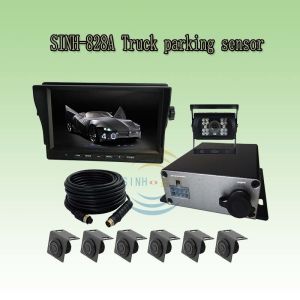 China Parking Radar System with 6 Sensors for Various Large Vehicles with 0.4-5.0m Detection Range, LCD Display Distance and B on sale
