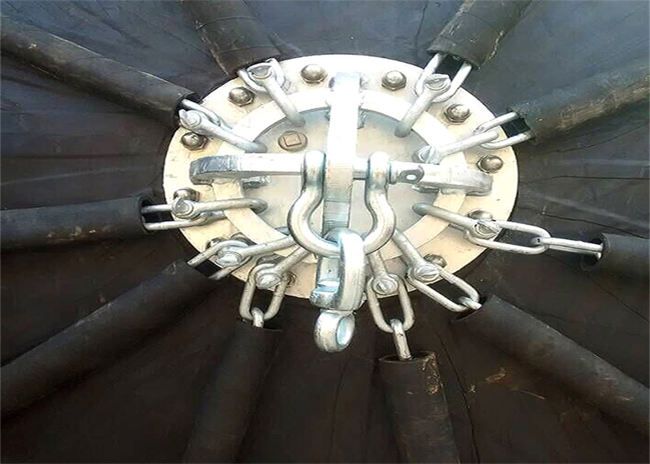 ISO 17357 Certification Pneumatic Rubber Fender Rib Type Fender