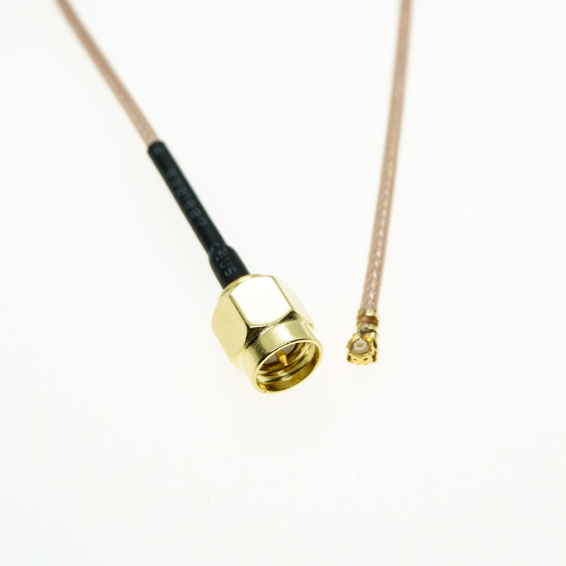 12cm Grey SMA Male To IPEX Pigtail Cable Jack Male SMA To UFL Extension Connector Wire Booster