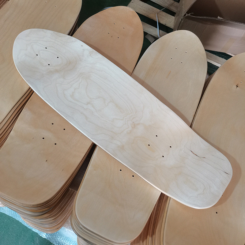 28inch Kick Shape Old School Longboard Skateboard Blank Decks Maple Wood