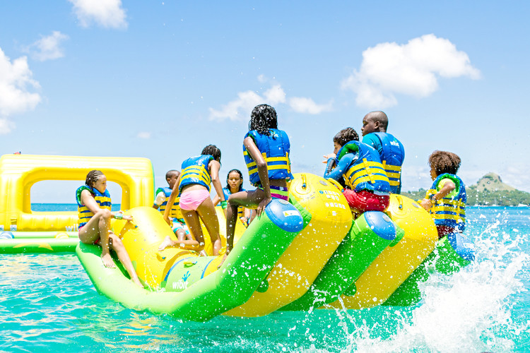 Custom Forest Aqua Park Large Wibit Inflatable Water Obstacle Course For Lake