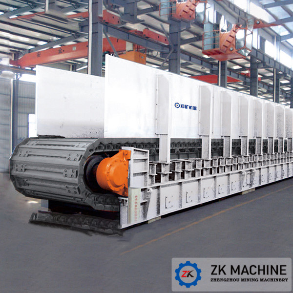 High Abrasion Resistance Industrial Apron Feeder Stable Running And Big Processing Capacity