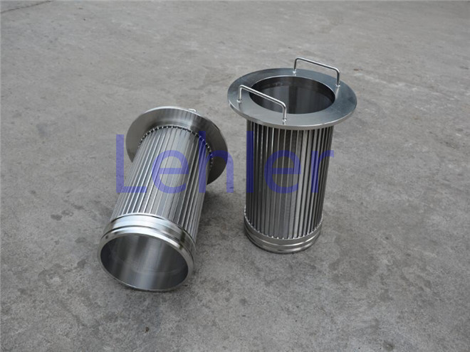 1.0*2.0mm Profile Wire Screen , Long Slit Wedge Wire Strainer Non - Clogging