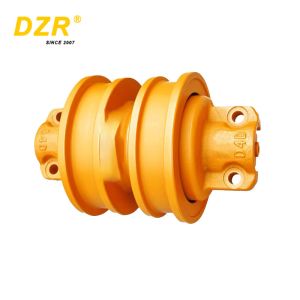 Yellow Heavy Duty Crawler Top Roller Dozer Carrier Roller For D3c D3d D4c D4d