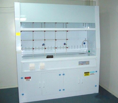 Safety Stainless Steel Fume Hood , Chemical Fume Hood 6mm Thick Acid Compact