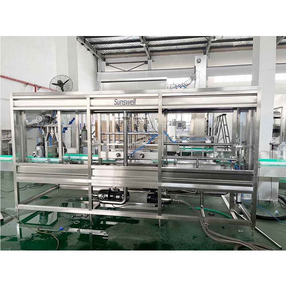 2000BPH 15L Linear Type Mineral Water Bottling Machine