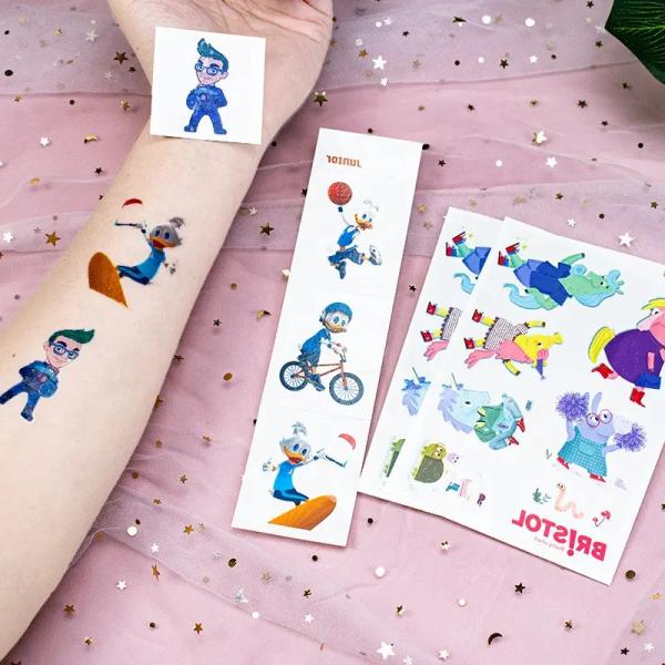 Custom Children Tattoo Small Waterproof Colorful Tattoo Men Sticker Tattoo Kids