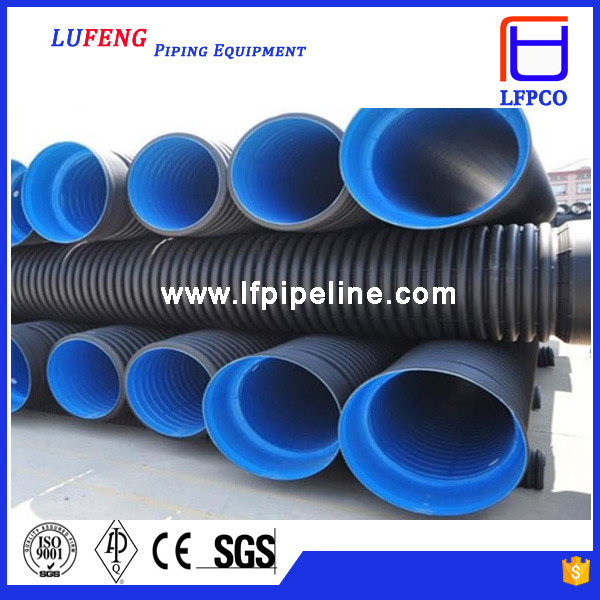 PE flexible corrugated hose flexible hdpe pipe