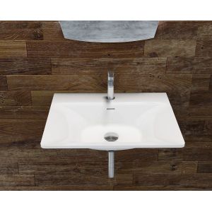  Rectangular Wall Hung Cloakroom Basin Single Hole Faucet Mount Manufactures