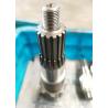 Buy cheap 2 Module 17CrNiMo6 Steel Involute Spline Shaft from wholesalers