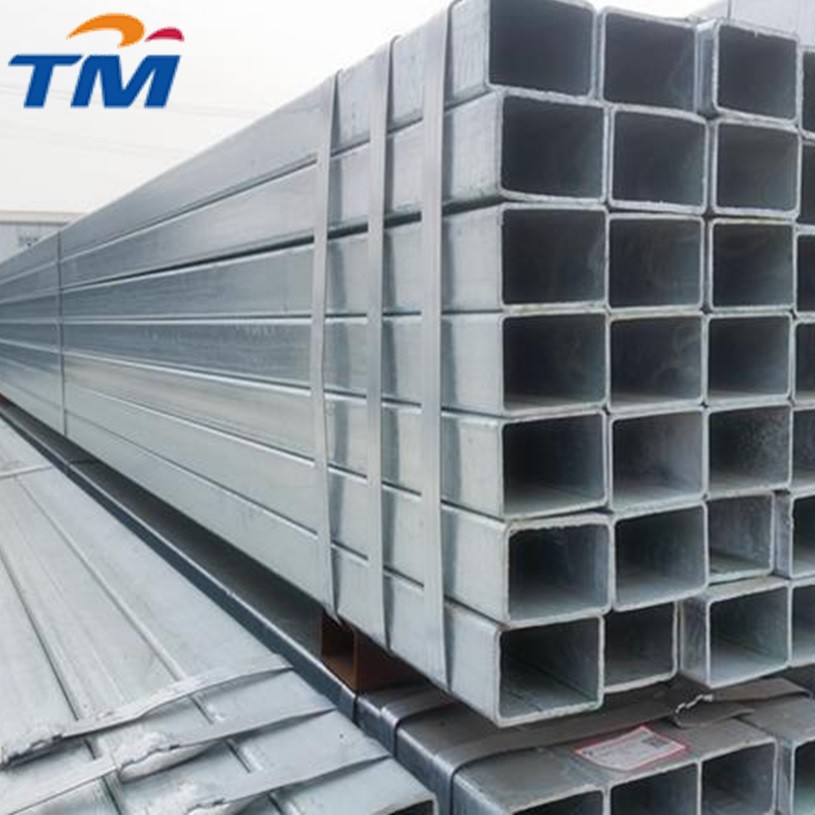 0.6mm Carbon Steel Galvanized Hollow Square Steel Pipe GB 4 Inch Square Tubing JIS G3466