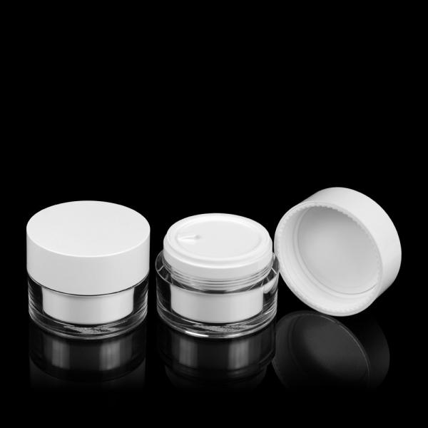 50ml 100ml Luxury PETG Cream Container Replaceable Refillable Face Cream