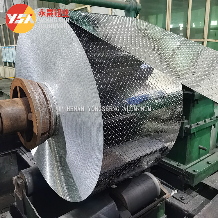 Embossed Aluminum Sheet Price 1060 H24 3003 5052 Checkered Embossing Aluminum Plate