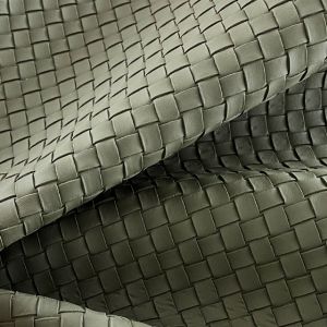 140cm Width Soft Woven PVC Fake Leather Hydrolysis Resistant Check Pattern